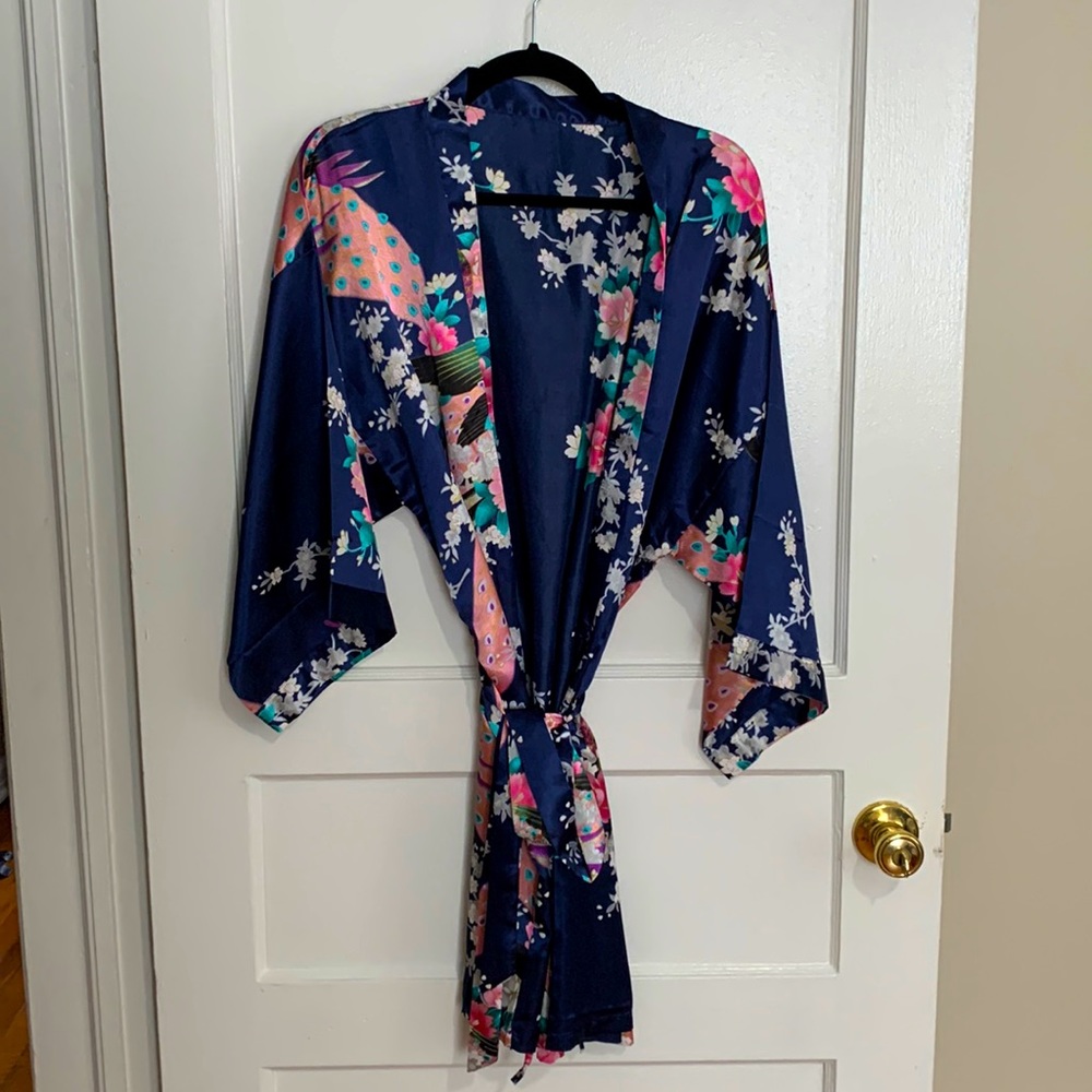 Kimono-Style Robe with Belt